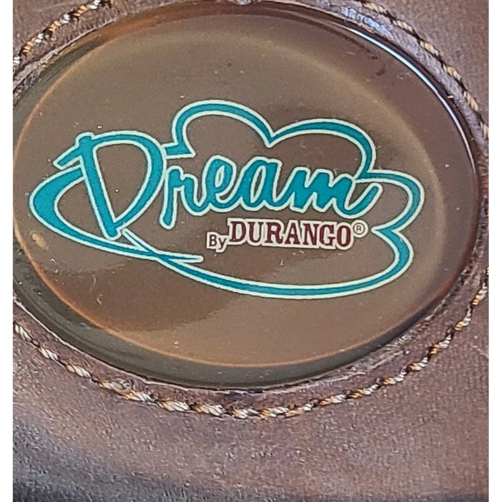 Durango Western Tan Leather Clogs Womens Shoes Slip On  8.5M RD3812 Head West - Picture 10 of 11